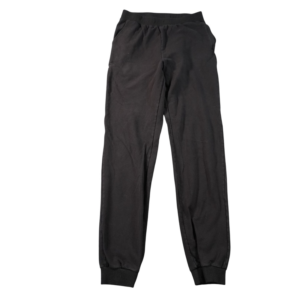 Idtswch Jogger Pants Men L/36 Black Elastic Waist Ribbed Cuffs Athletic Sweats